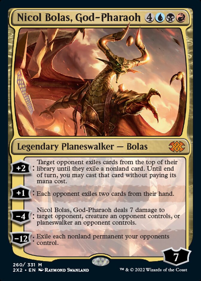 Nicol Bolas, God-Pharaoh [Double Masters 2022] | Gate City Games LLC