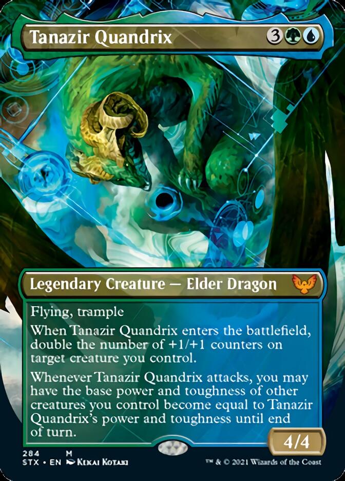 Tanazir Quandrix (Borderless Alternate Art) [Strixhaven: School of Mages] | Gate City Games LLC