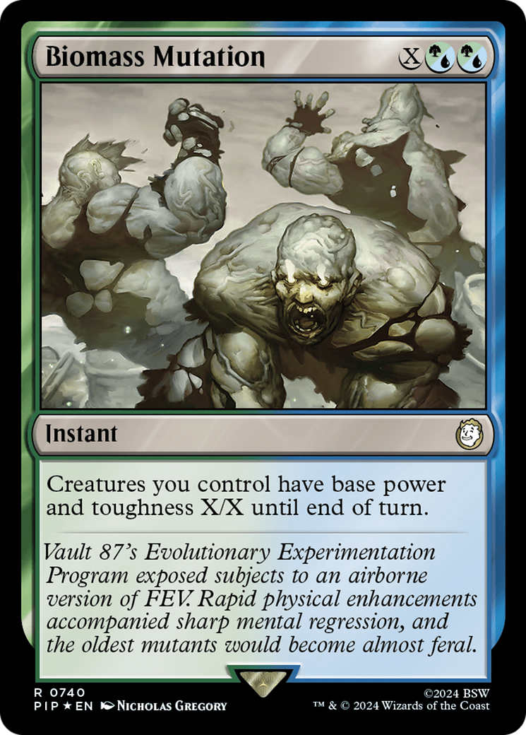 Biomass Mutation (Surge Foil) [Fallout] | Gate City Games LLC