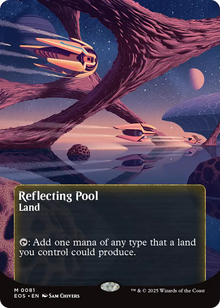 Reflecting Pool (0081) (Borderless) [Edge of Eternities: Stellar Sights] | Gate City Games LLC