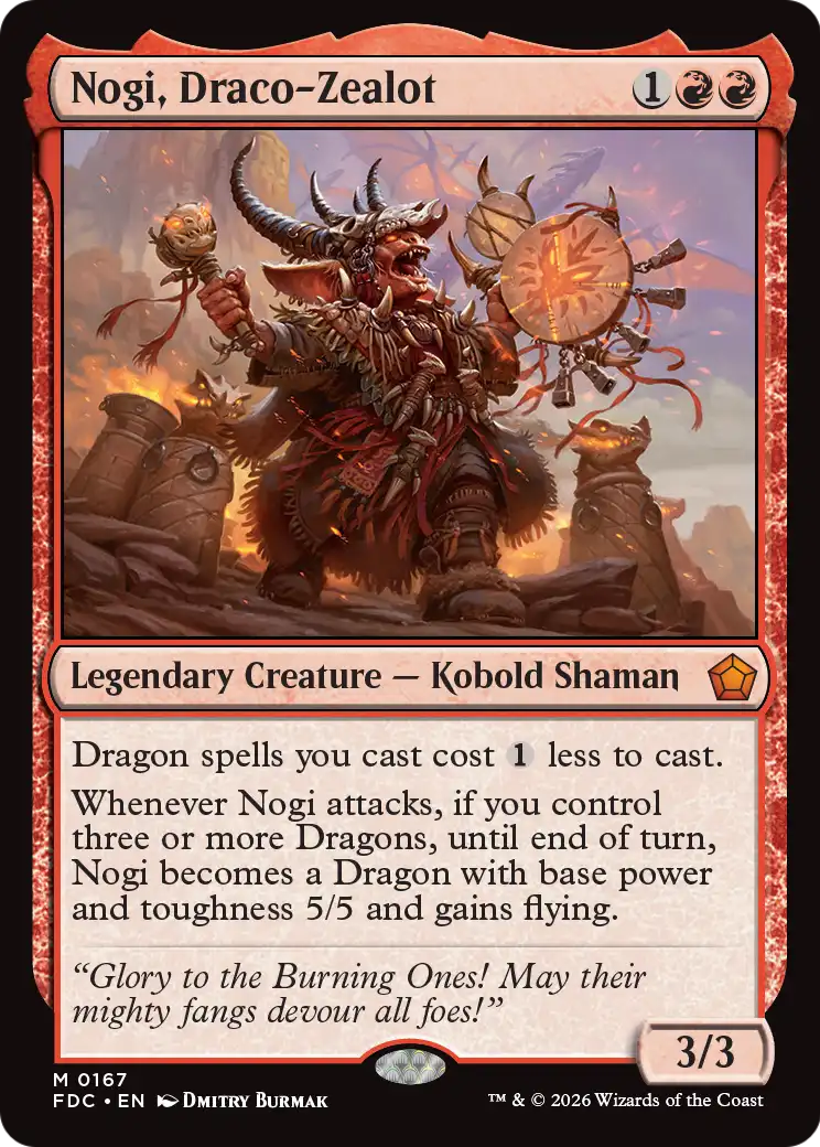 Nogi, Draco-Zealot [Foundations Commander] | Gate City Games LLC
