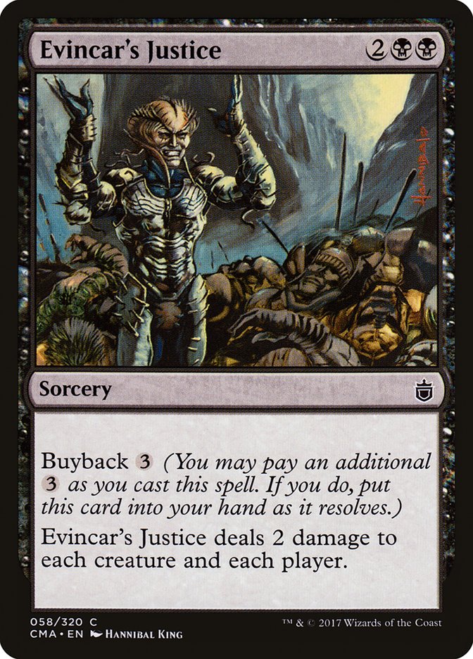 Evincar's Justice [Commander Anthology] | Gate City Games LLC