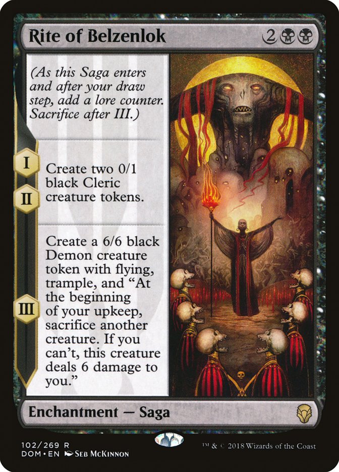 Rite of Belzenlok [Dominaria] | Gate City Games LLC