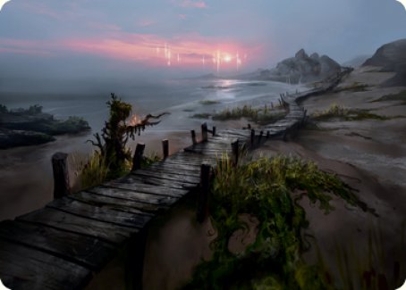 Deserted Beach Art Card [Innistrad: Midnight Hunt Art Series] | Gate City Games LLC