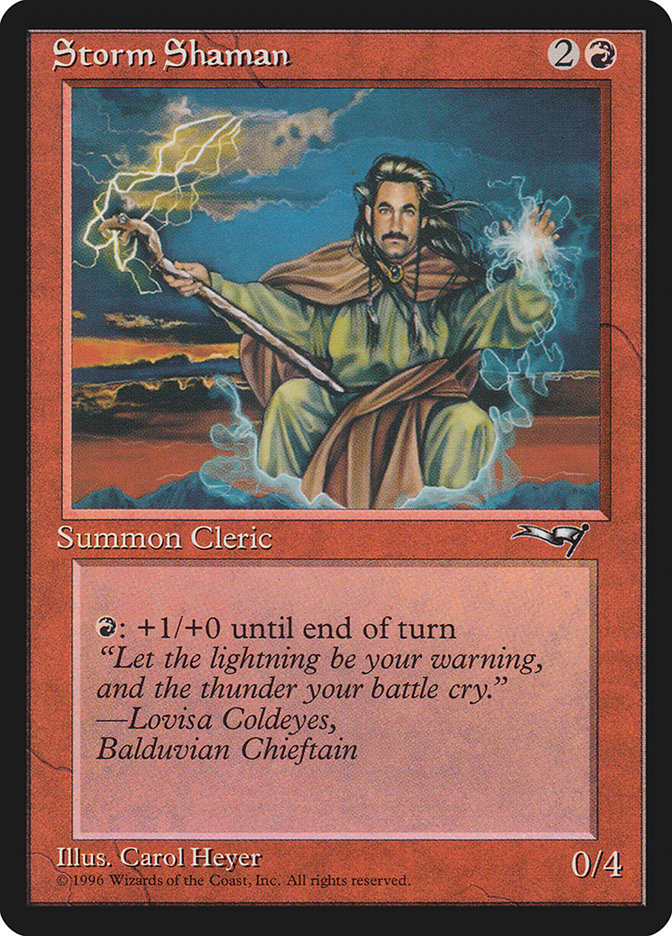 Storm Shaman (Male) [Alliances] | Gate City Games LLC