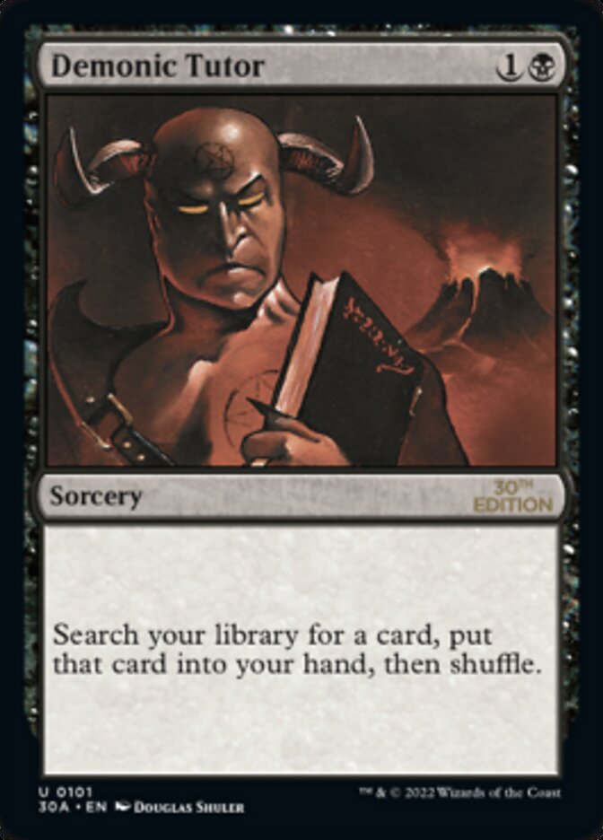 Demonic Tutor [30th Anniversary Edition] | Gate City Games LLC