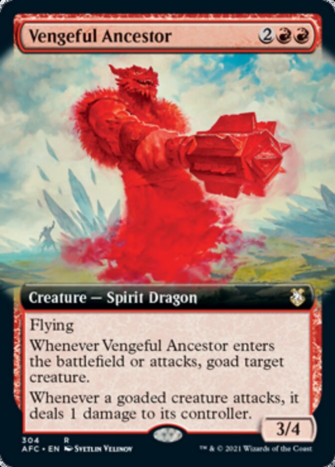 Vengeful Ancestor (Extended Art) [Dungeons & Dragons: Adventures in the Forgotten Realms Commander] | Gate City Games LLC