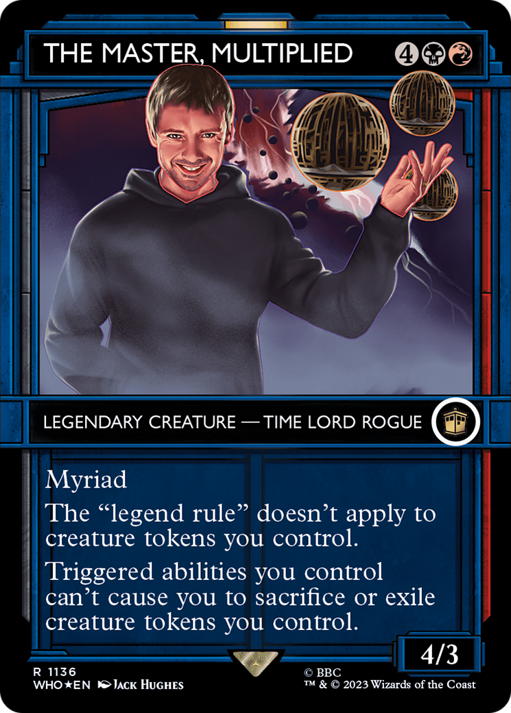 The Master, Multiplied (Showcase) (Surge Foil) [Doctor Who] | Gate City Games LLC