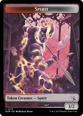 Warrior // Spirit (13) Double-Sided Token [March of the Machine Tokens] | Gate City Games LLC