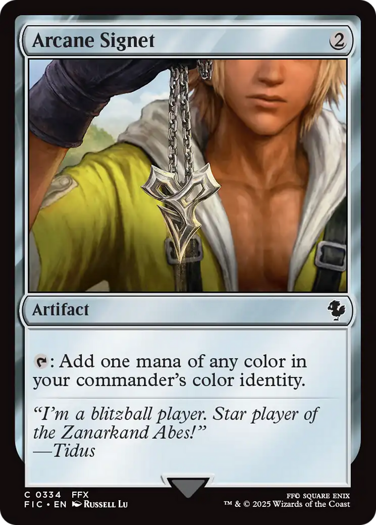 Arcane Signet (0334) [FINAL FANTASY Commander] | Gate City Games LLC