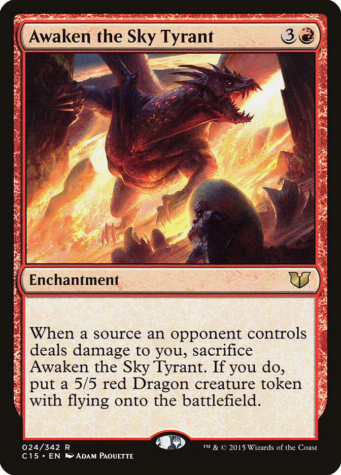 Awaken the Sky Tyrant [Commander 2015] | Gate City Games LLC