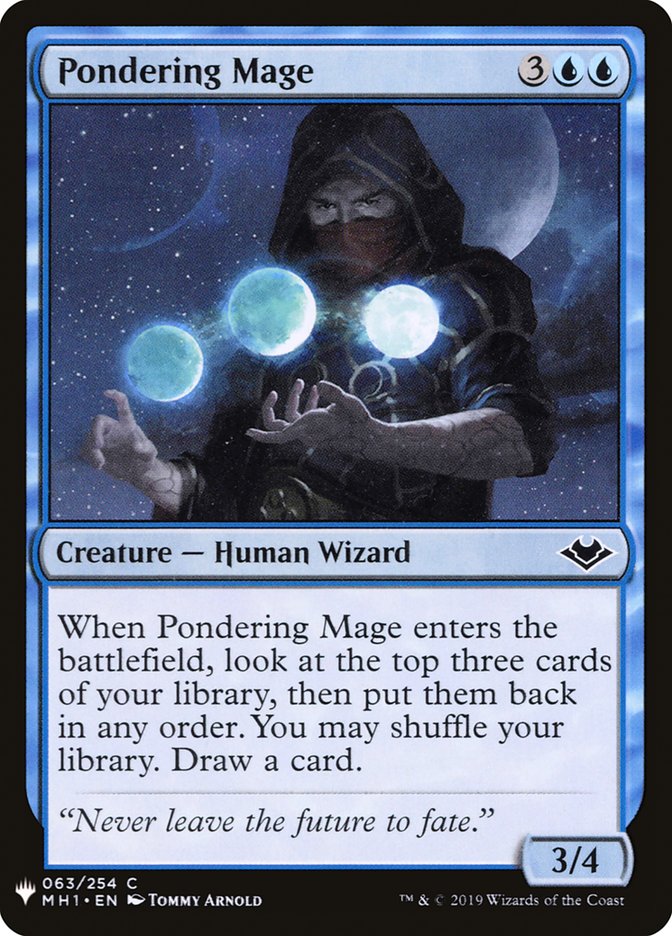 Pondering Mage [Mystery Booster] | Gate City Games LLC