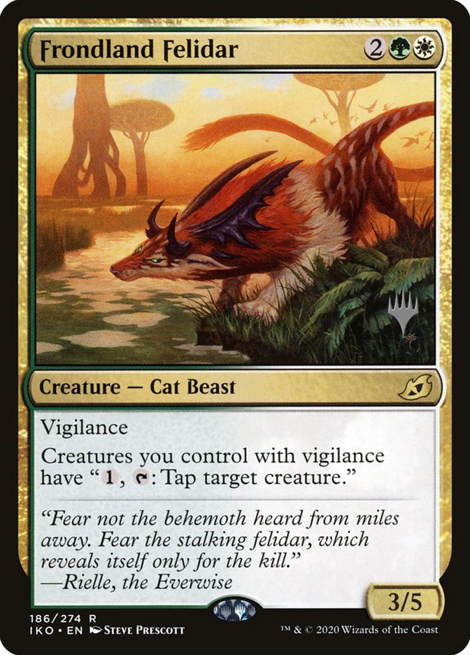 Frondland Felidar (Promo Pack) [Ikoria: Lair of Behemoths Promos] | Gate City Games LLC