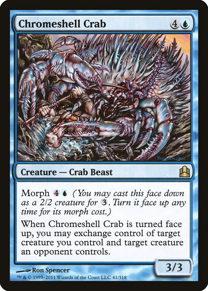 Chromeshell Crab [Commander 2011] | Gate City Games LLC