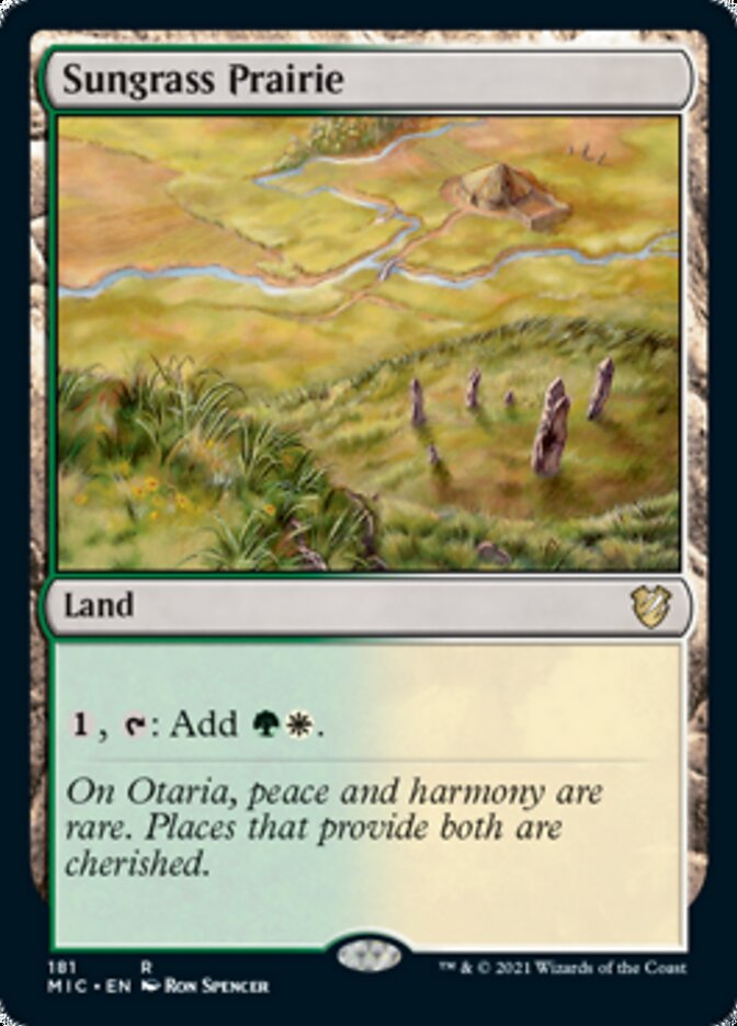 Sungrass Prairie [Innistrad: Midnight Hunt Commander] | Gate City Games LLC