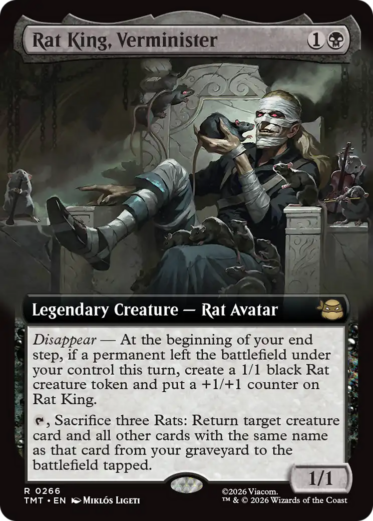 Rat King, Verminister (Extended Art) [Teenage Mutant Ninja Turtles] | Gate City Games LLC