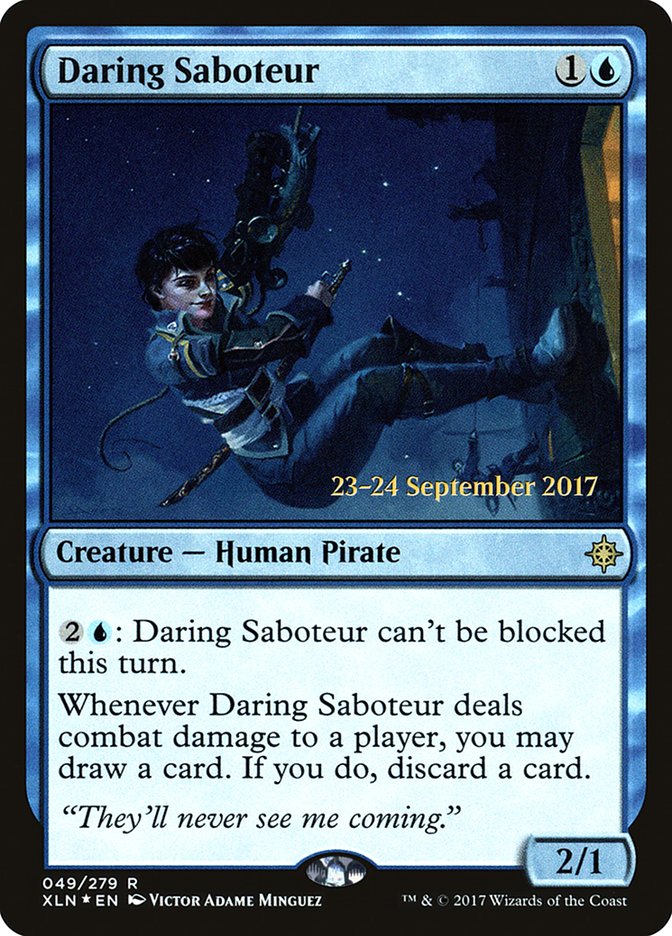 Daring Saboteur [Ixalan Prerelease Promos] | Gate City Games LLC