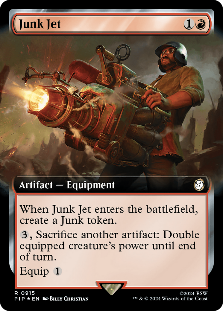 Junk Jet (Extended Art) (Surge Foil) [Fallout] | Gate City Games LLC