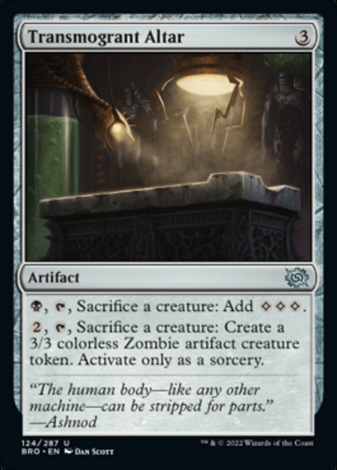 Transmogrant Altar [The Brothers' War] | Gate City Games LLC
