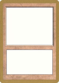 1998 World Championship Blank Card [World Championship Decks 1998] | Gate City Games LLC