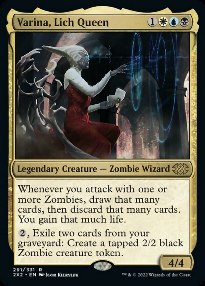 Varina, Lich Queen [Double Masters 2022] | Gate City Games LLC