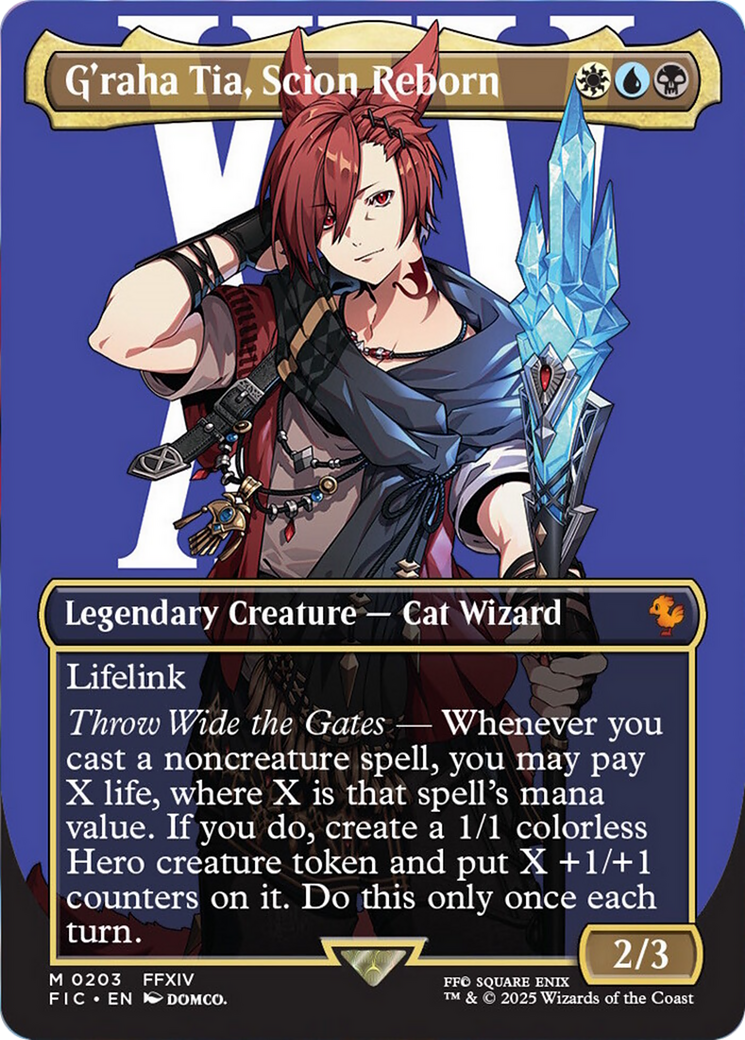 G'raha Tia, Scion Reborn (Borderless) [FINAL FANTASY Commander] | Gate City Games LLC