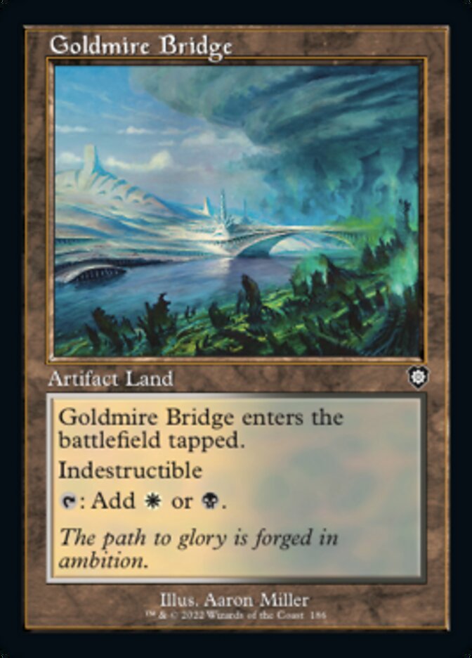 Goldmire Bridge (Retro) [The Brothers' War Commander] | Gate City Games LLC