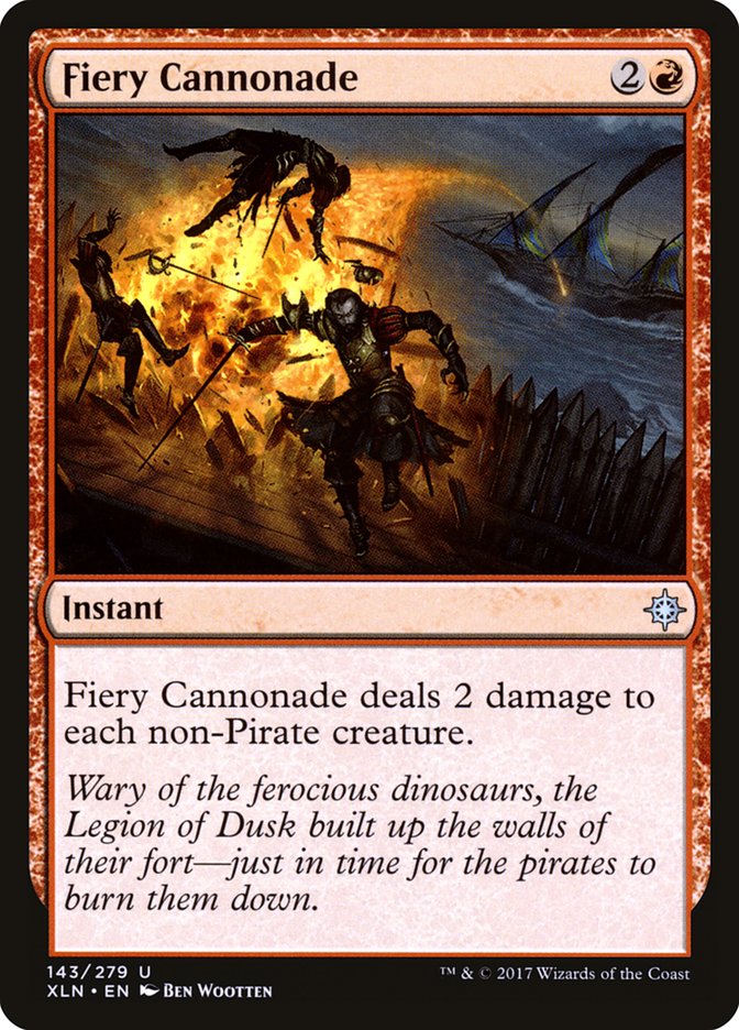 Fiery Cannonade [Ixalan] | Gate City Games LLC