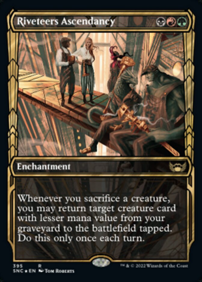 Riveteers Ascendancy (Showcase Golden Age Gilded Foil) [Streets of New Capenna] | Gate City Games LLC