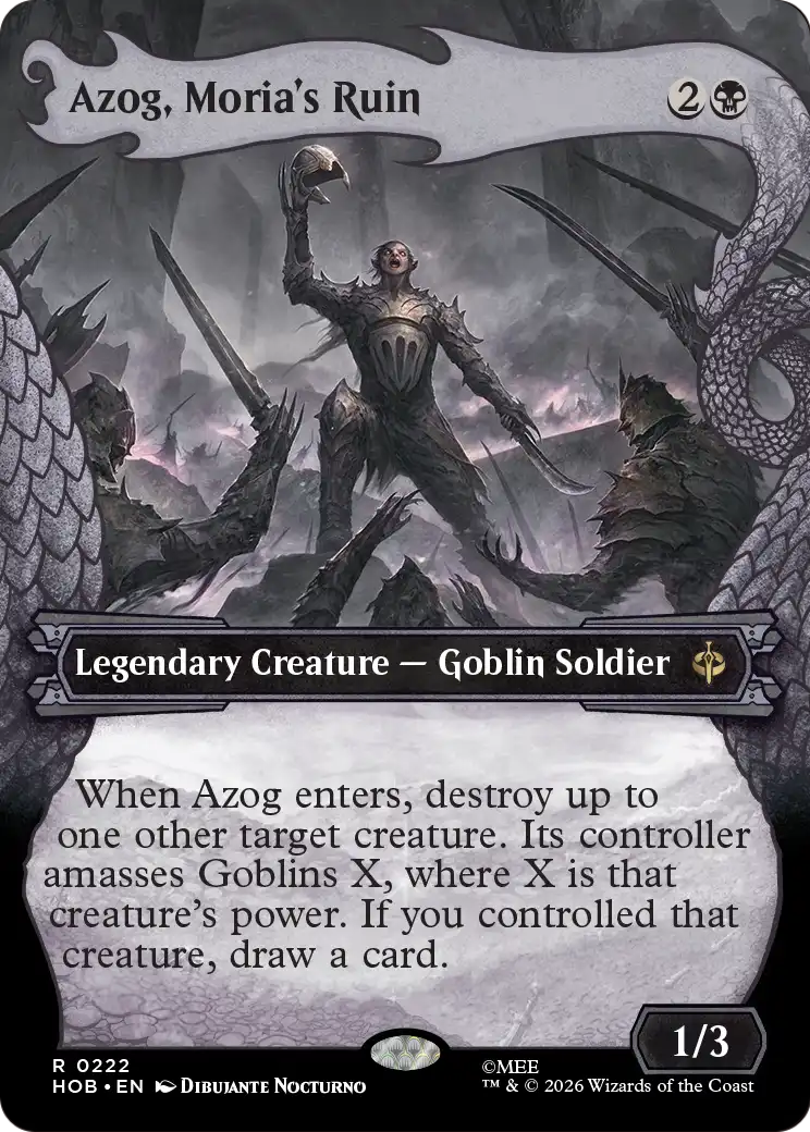 Azog, Moria's Ruin (Showcase) [The Hobbit] | Gate City Games LLC