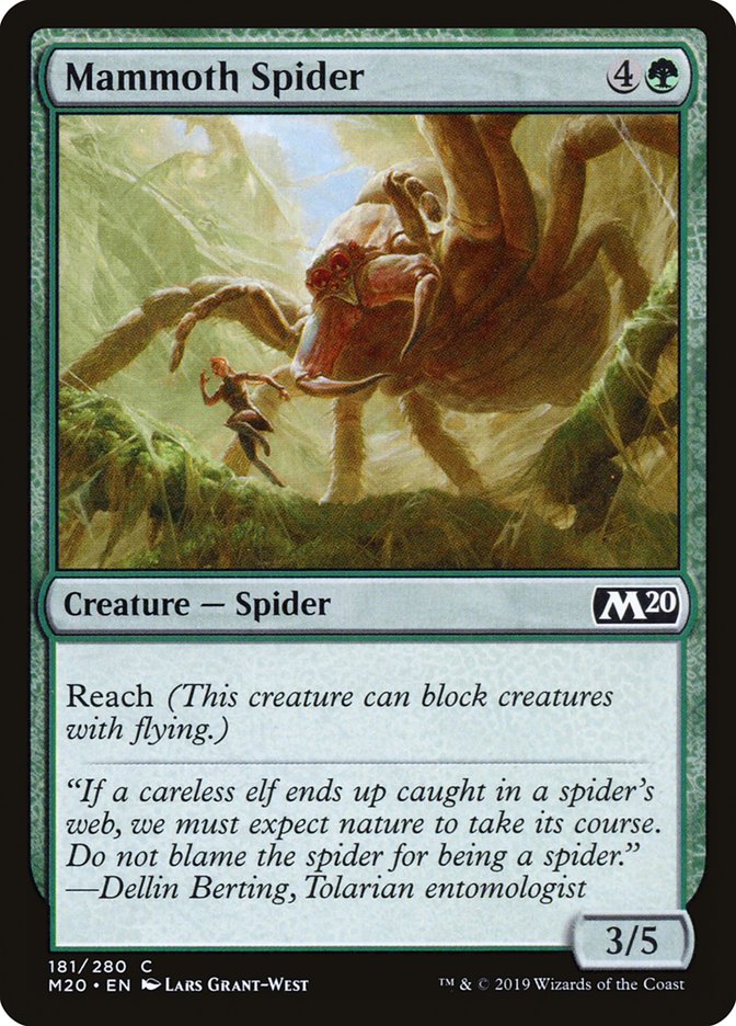 Mammoth Spider [Core Set 2020] | Gate City Games LLC