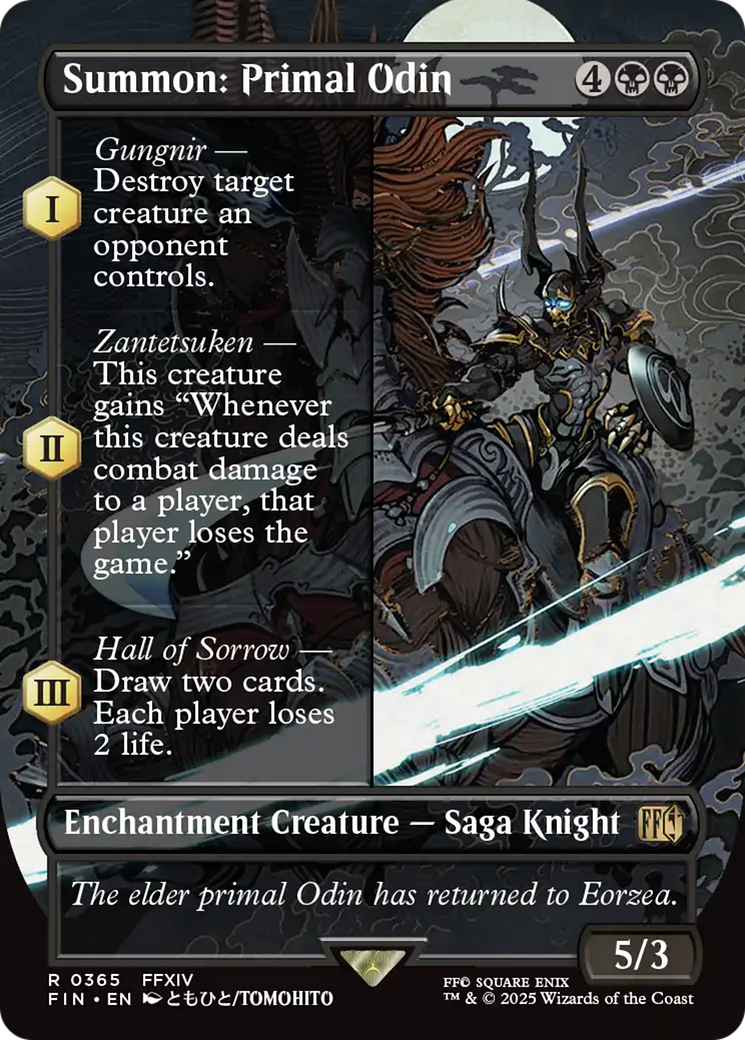 Summon: Primal Odin (Borderless) [FINAL FANTASY] | Gate City Games LLC