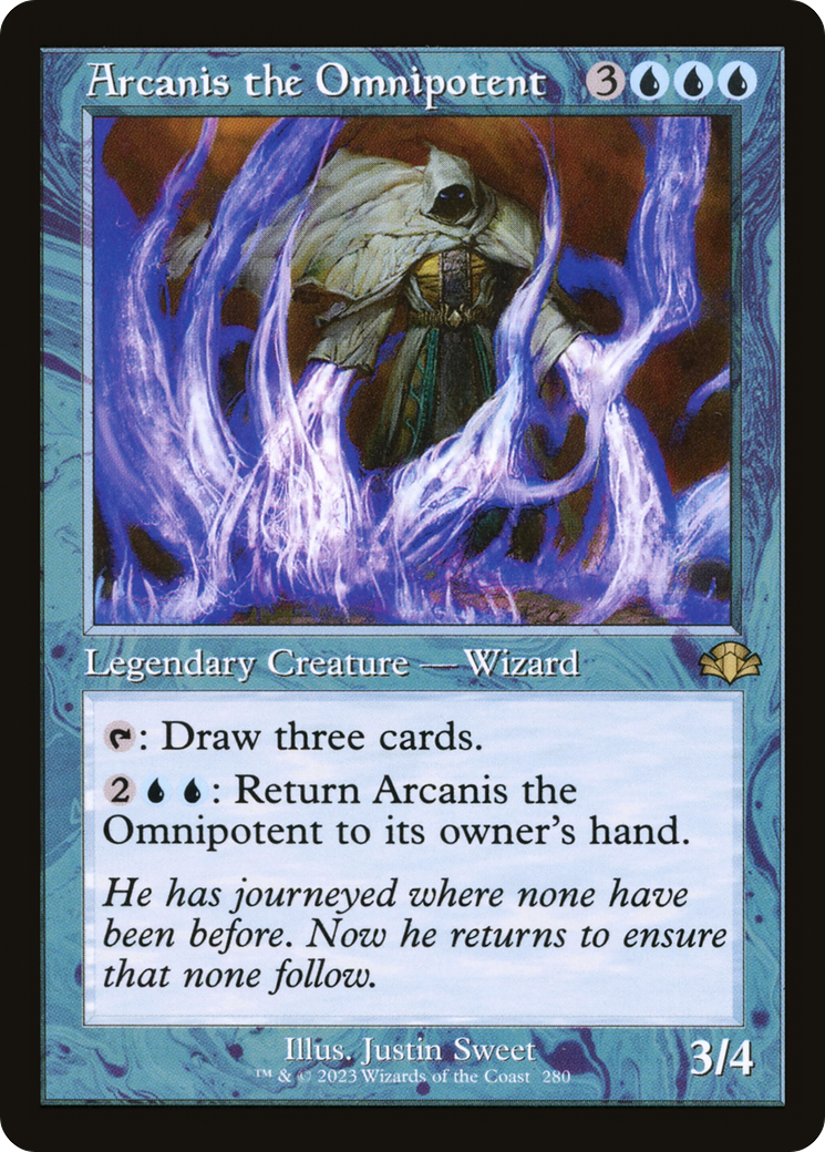 Arcanis the Omnipotent (Retro) [Dominaria Remastered] | Gate City Games LLC