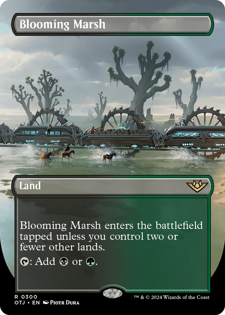 Blooming Marsh (Borderless) [Outlaws of Thunder Junction] | Gate City Games LLC