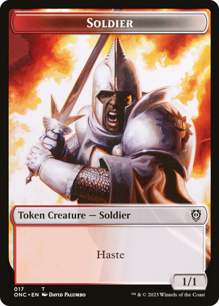 Copy // Soldier Double-Sided Token (Surge Foil) [Marvel Super Heroes Commander Tokens] | Gate City Games LLC