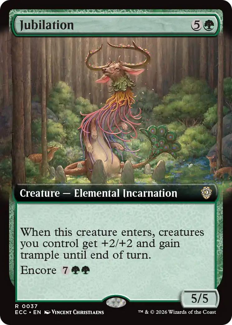 Jubilation (Extended Art) [Lorwyn Eclipsed Commander] | Gate City Games LLC