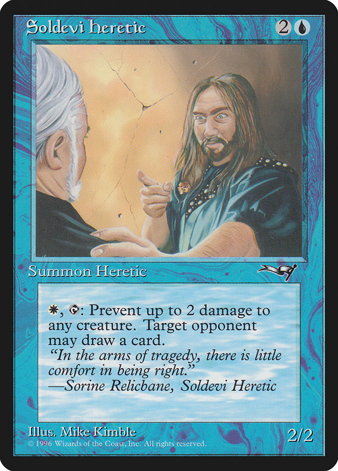 Soldevi Heretic (Pointing) [Alliances] | Gate City Games LLC