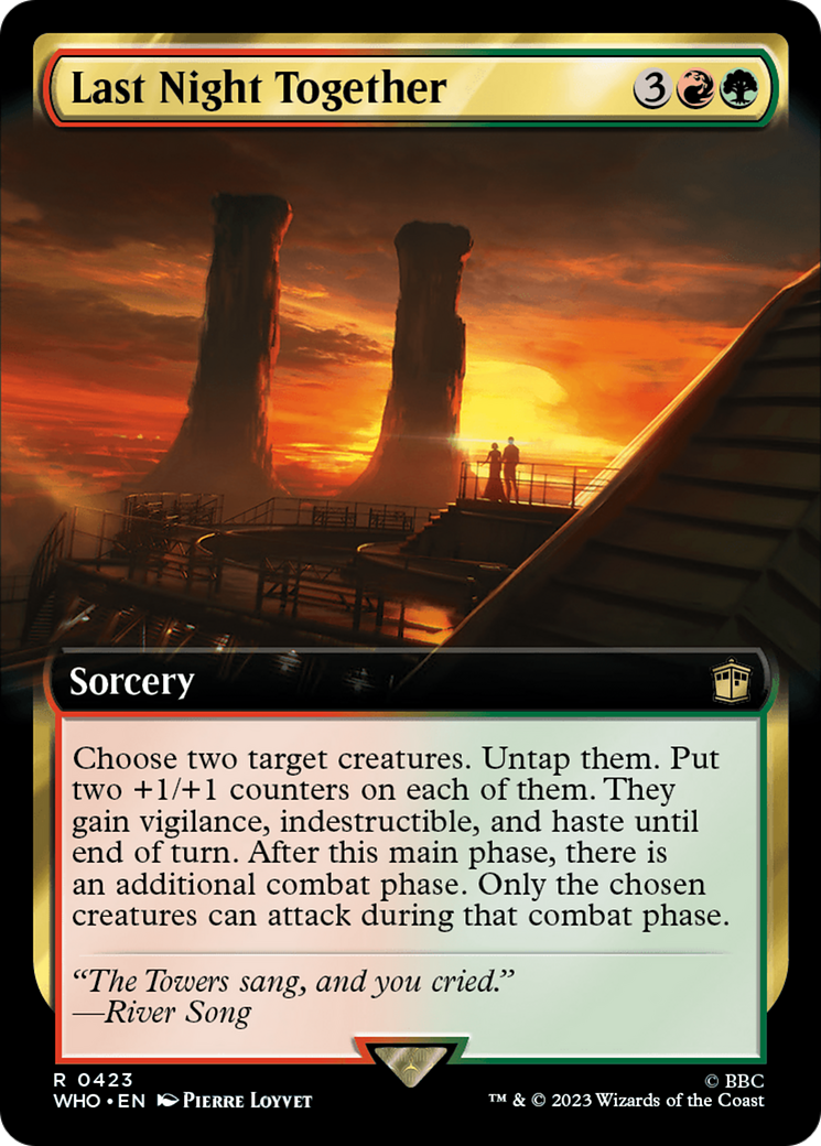 Last Night Together (Extended Art) [Doctor Who] | Gate City Games LLC