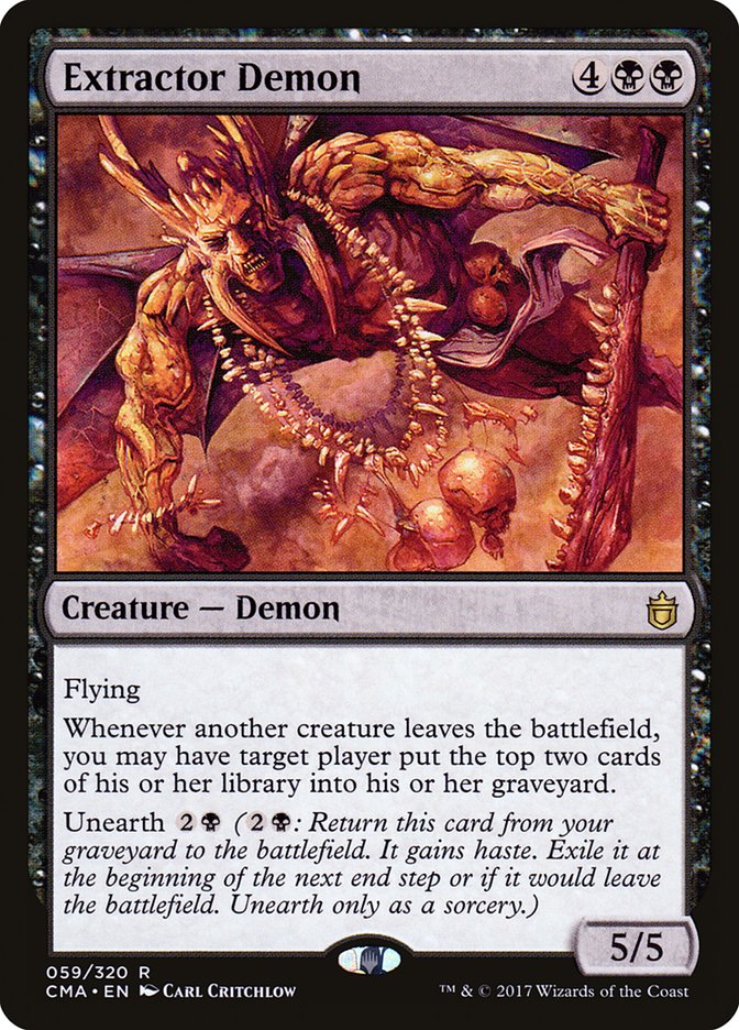 Extractor Demon [Commander Anthology] | Gate City Games LLC