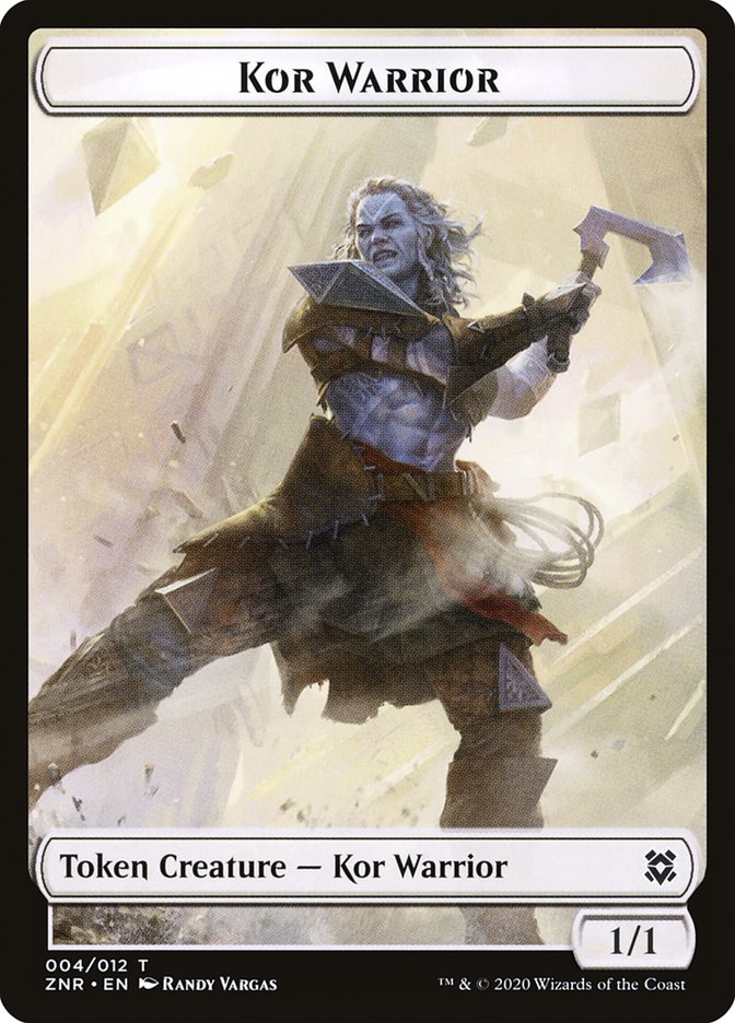 Goblin Construct // Kor Warrior Double-Sided Token [Zendikar Rising Tokens] | Gate City Games LLC