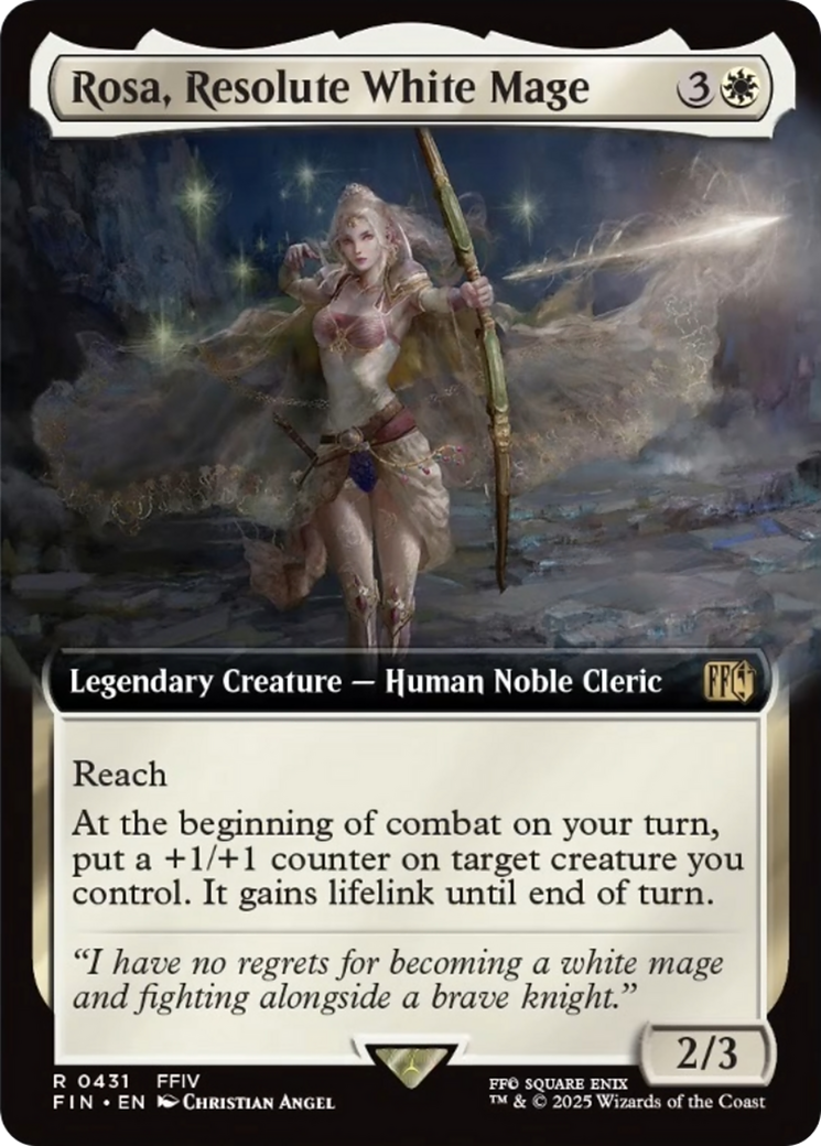 Rosa, Resolute White Mage (Extended Art) [FINAL FANTASY] | Gate City Games LLC