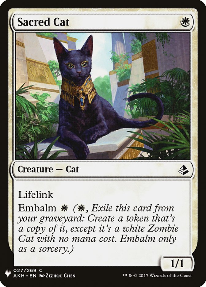 Sacred Cat [Mystery Booster] | Gate City Games LLC