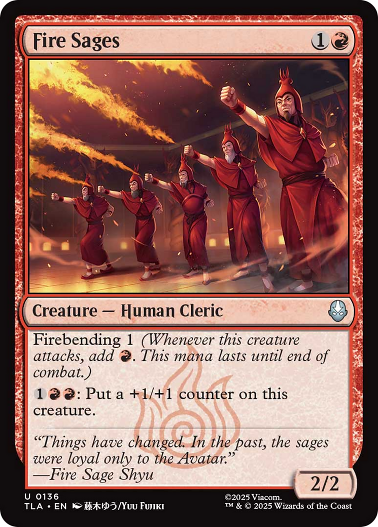 Fire Sages [Avatar: The Last Airbender] | Gate City Games LLC