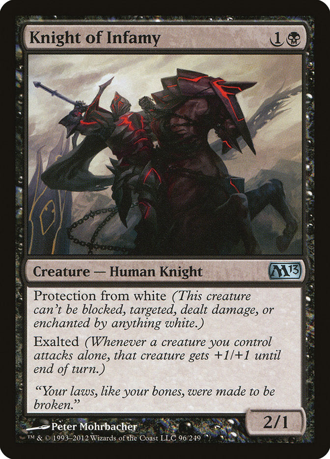 Knight of Infamy [Magic 2013] | Gate City Games LLC
