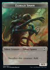 Eldrazi Spawn // Human Double-Sided Token [Streets of New Capenna Commander Tokens] | Gate City Games LLC