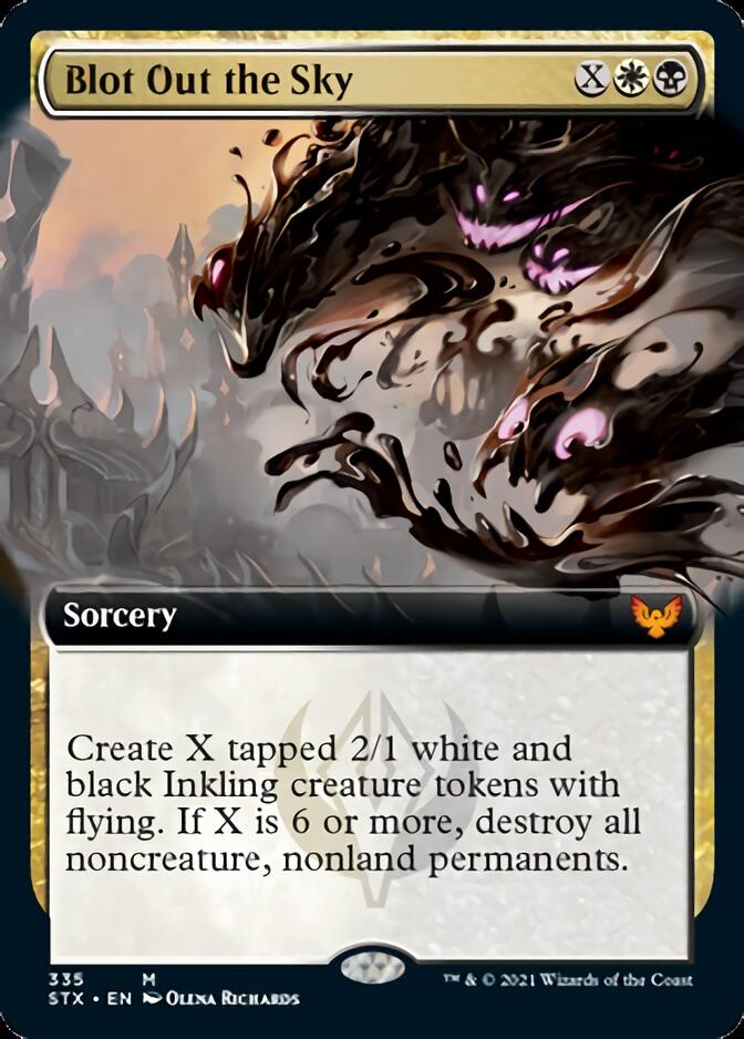 Blot Out the Sky (Extended Art) [Strixhaven: School of Mages] | Gate City Games LLC
