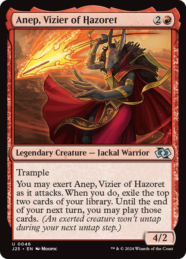 Anep, Vizier of Hazoret (Anime) [Foundations Jumpstart] | Gate City Games LLC