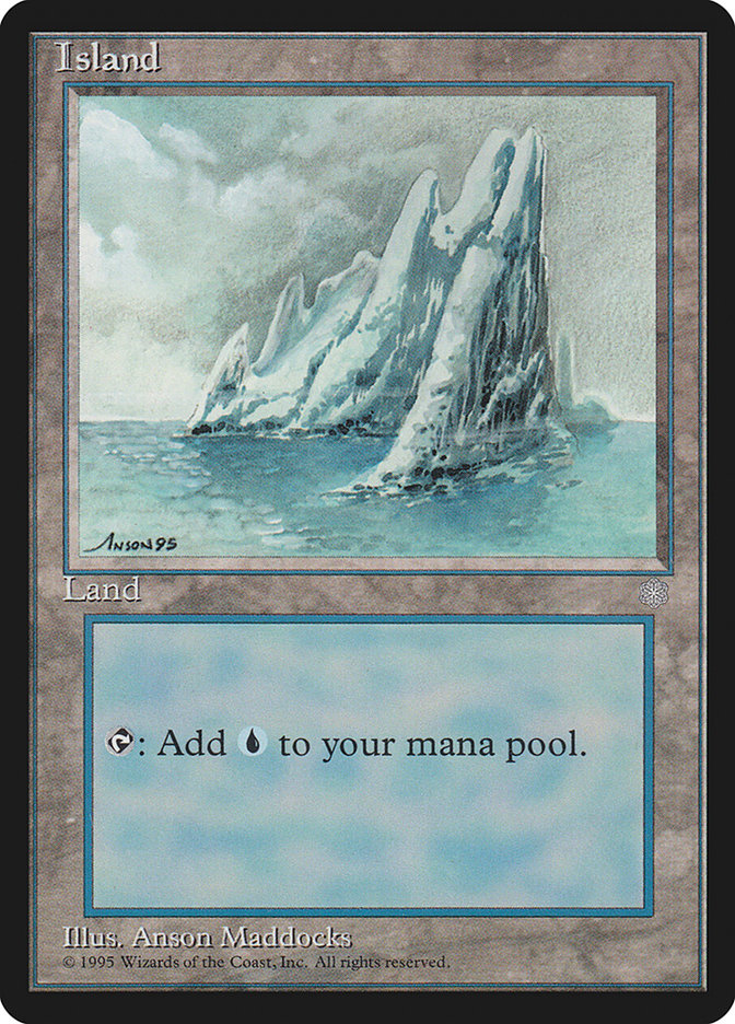 Island (No Birds / Signature on Left) [Ice Age] | Gate City Games LLC