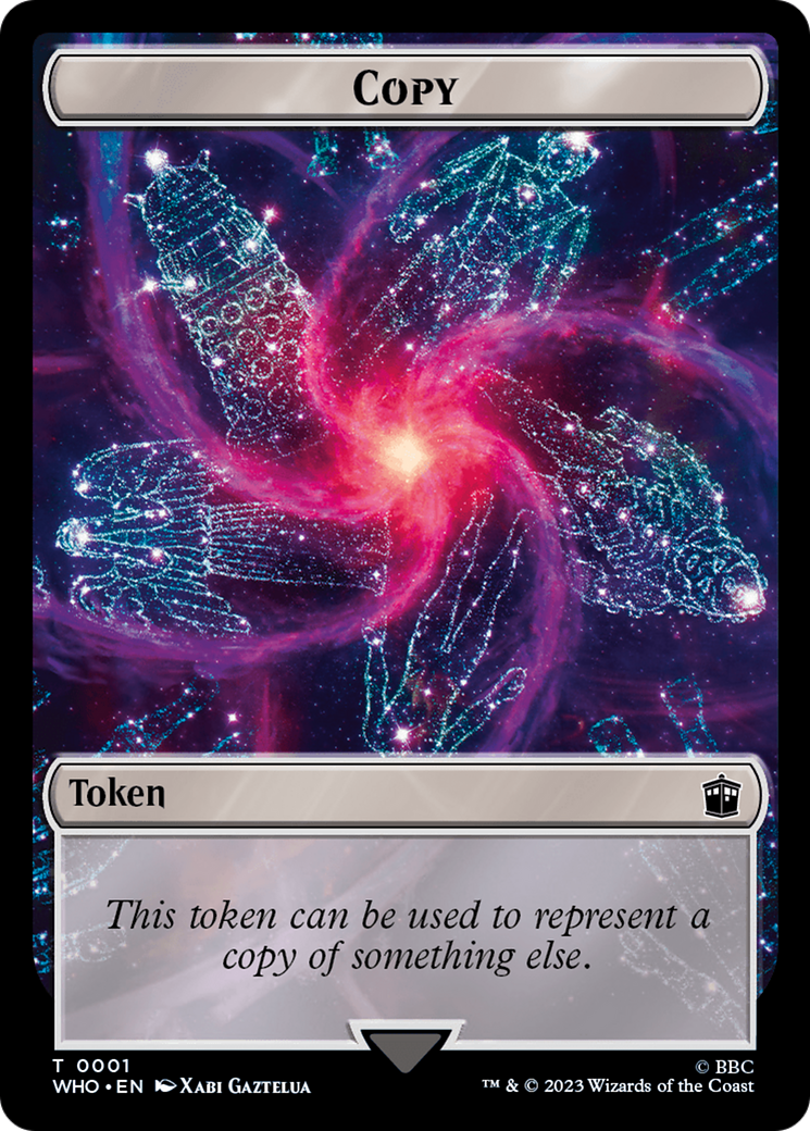 Copy // Alien Angel Double-Sided Token [Doctor Who Tokens] | Gate City Games LLC