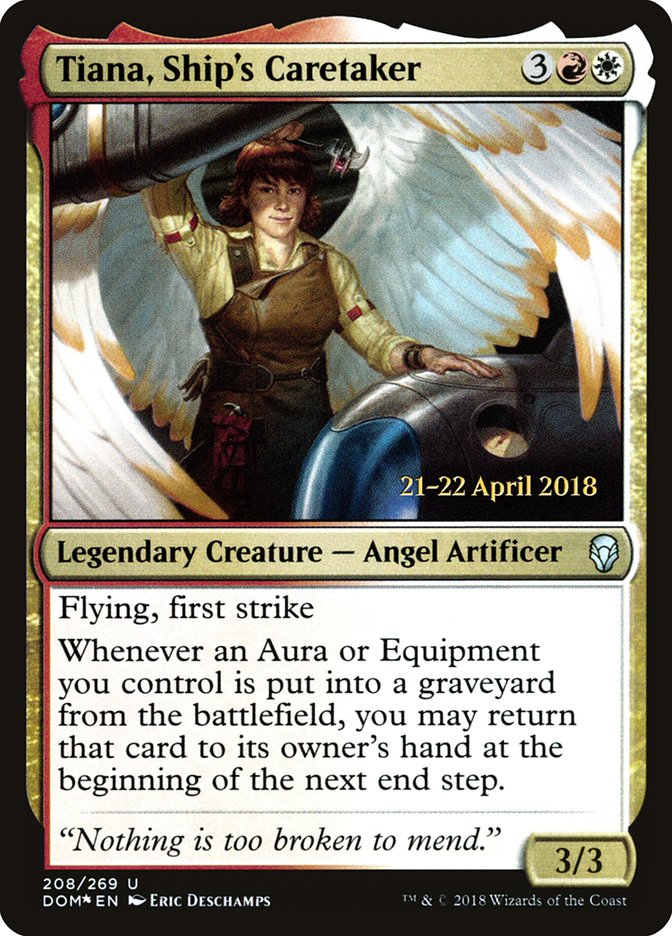 Tiana, Ship's Caretaker [Dominaria Prerelease Promos] | Gate City Games LLC